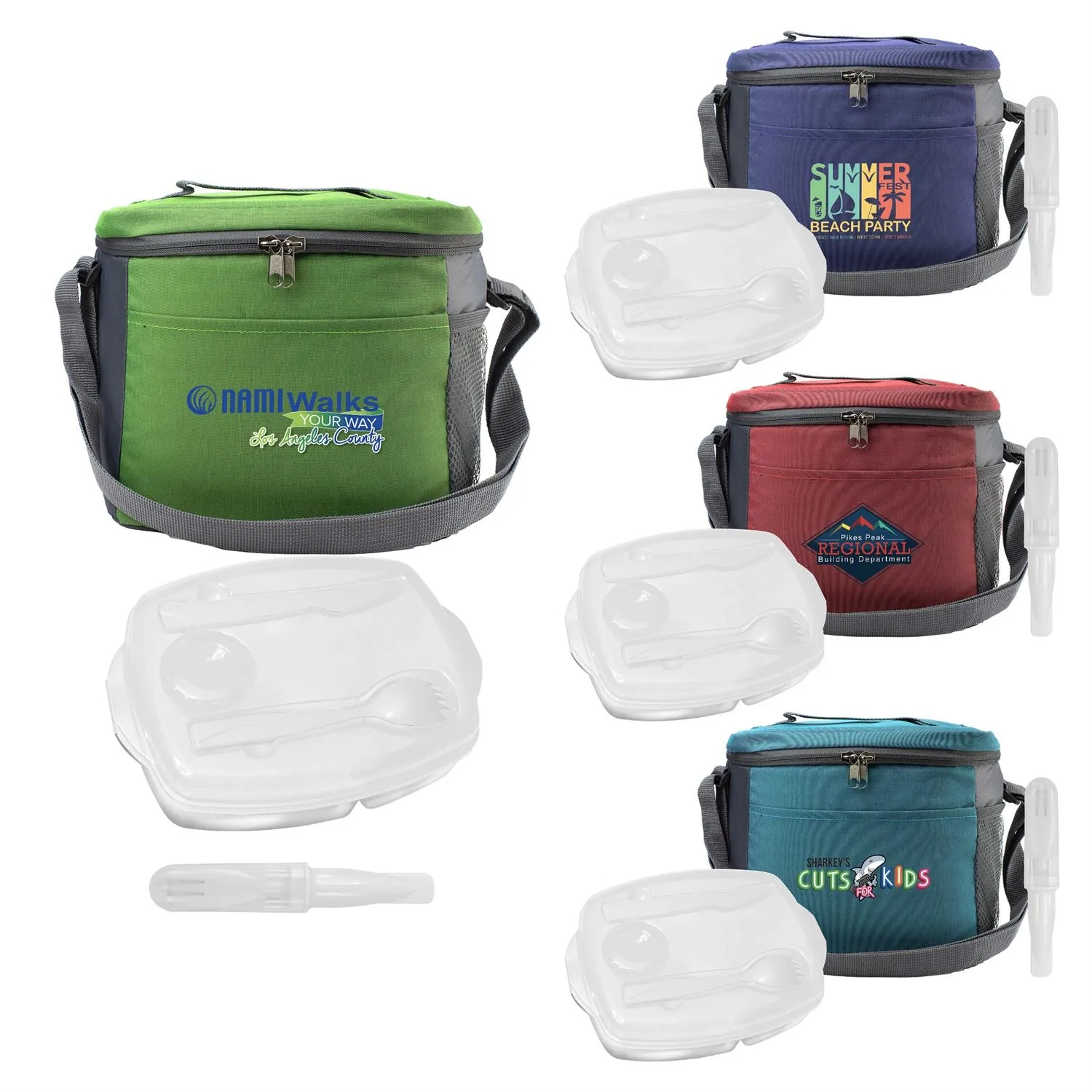 Modern Lunch Tray & Cutlery Set