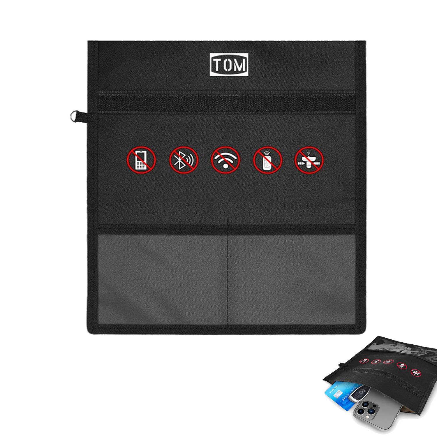 Car Key Tablet Phone Radiation Signal Shielding Bag 6