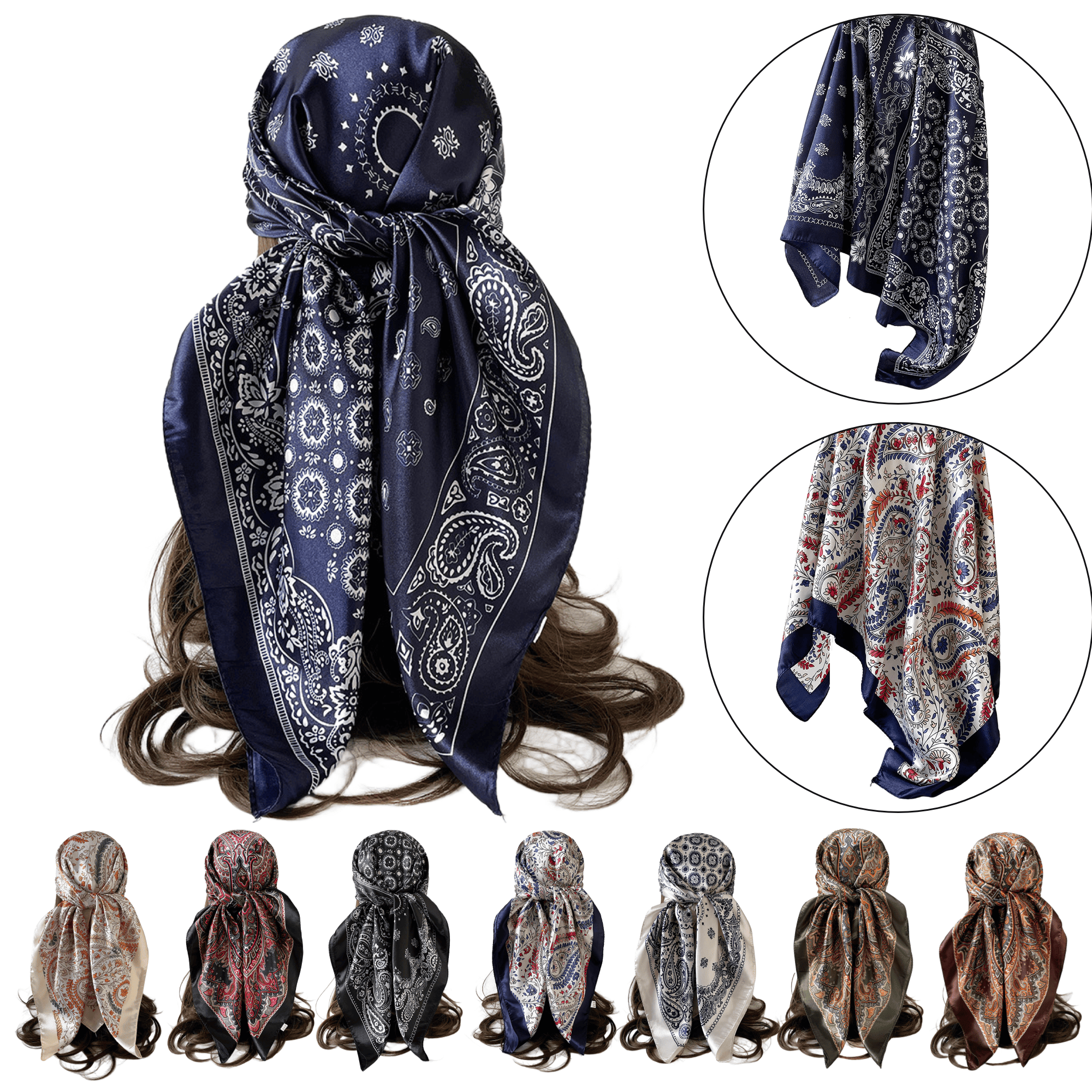 35 Inch Polyester Digital Print Bandana 1