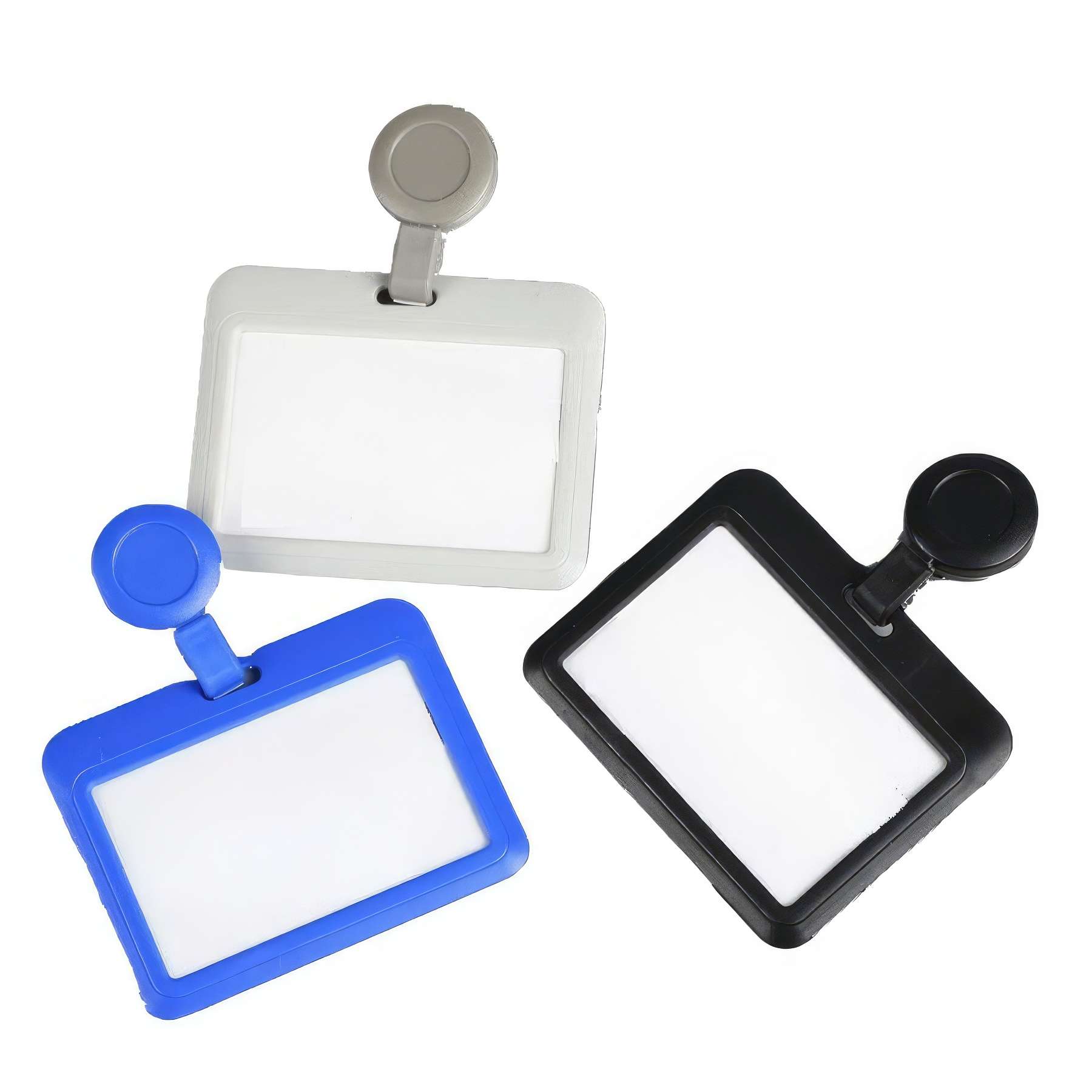 Sliding ID Badge Holder with Clear Window 2
