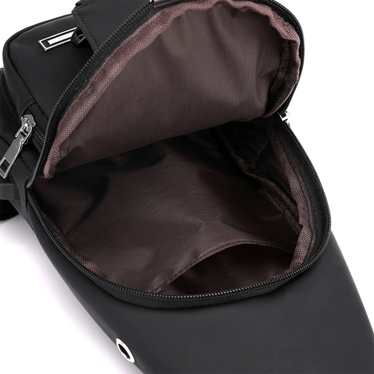 Usb Waterproof Sling Crossbody Backpack Chest Bag 2