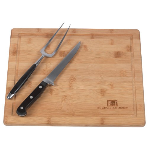 Bamboo Cutting Board w/Dripwell 2