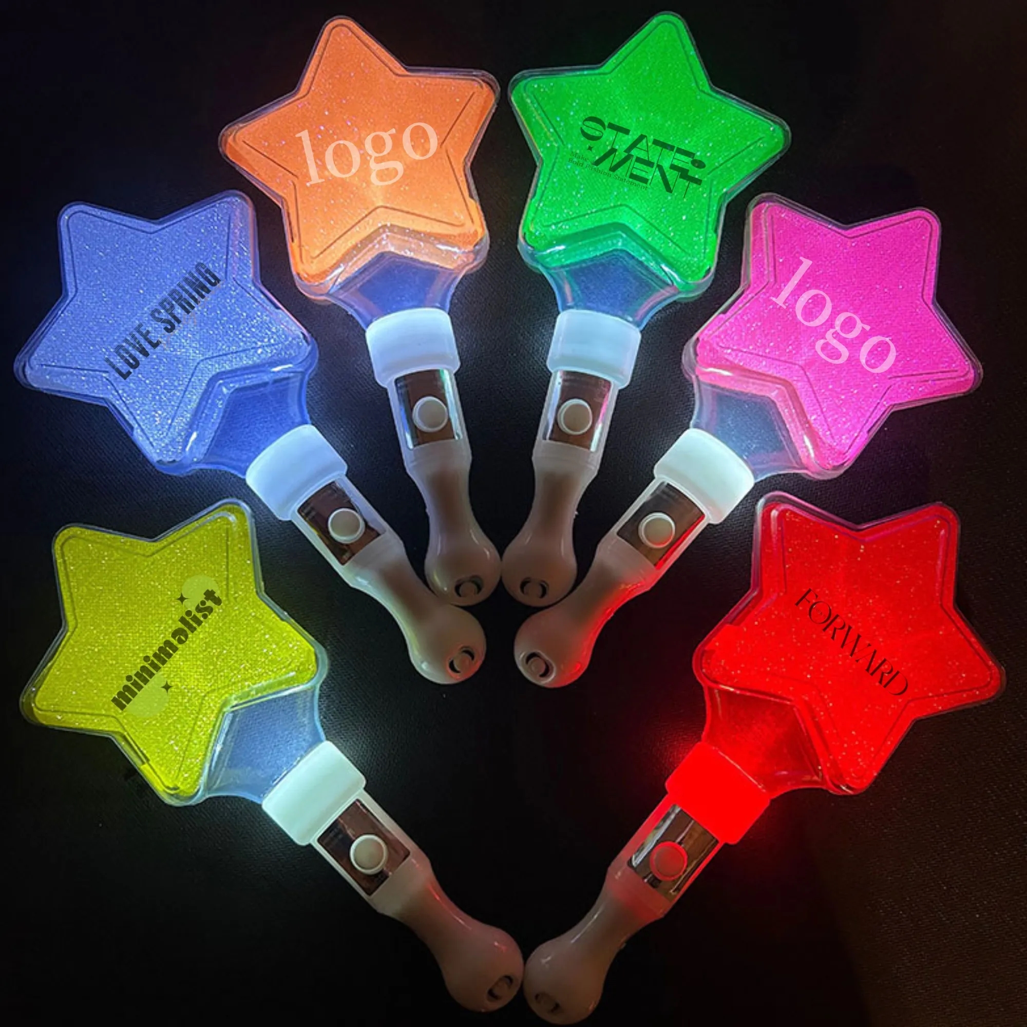 Five-Pointed Star Glow Stick - Party Event Promo Essential
