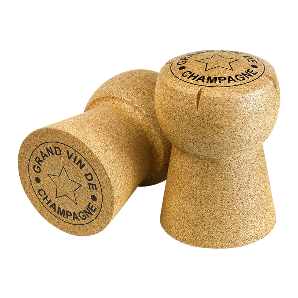 XL Champagne Cork Stool & Side Table 3