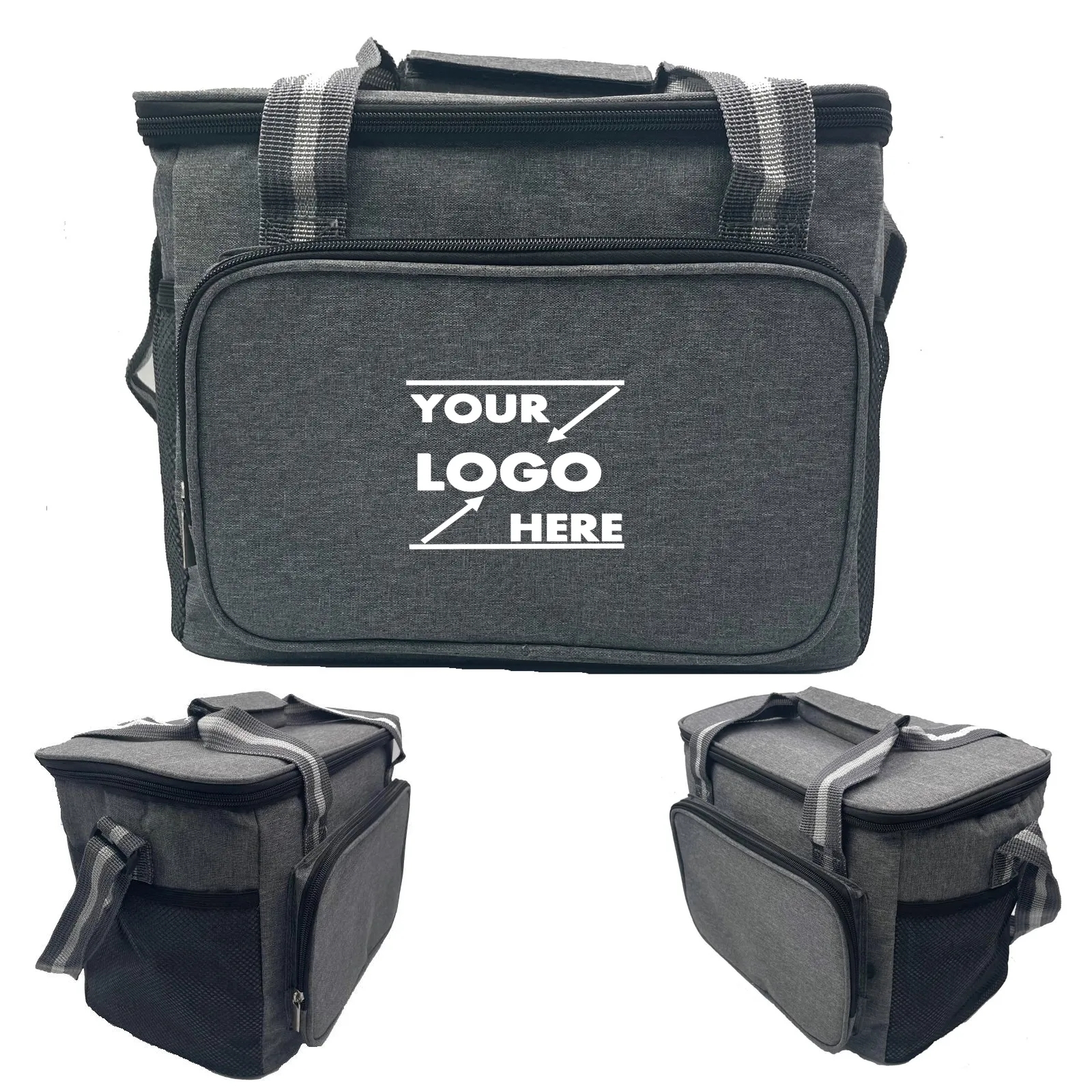 Reusable Insulated Lunch Bag With Shoulder Strap 2