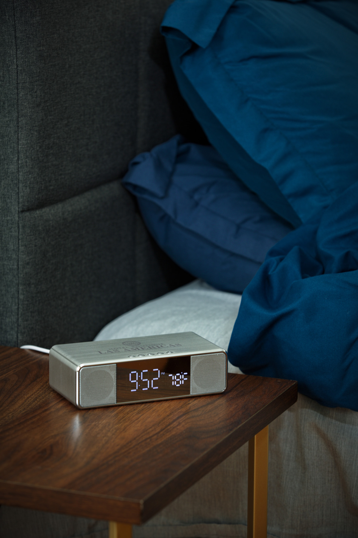 Mystic Alarm Clock with Wireless Speaker & Wireless Charger 1