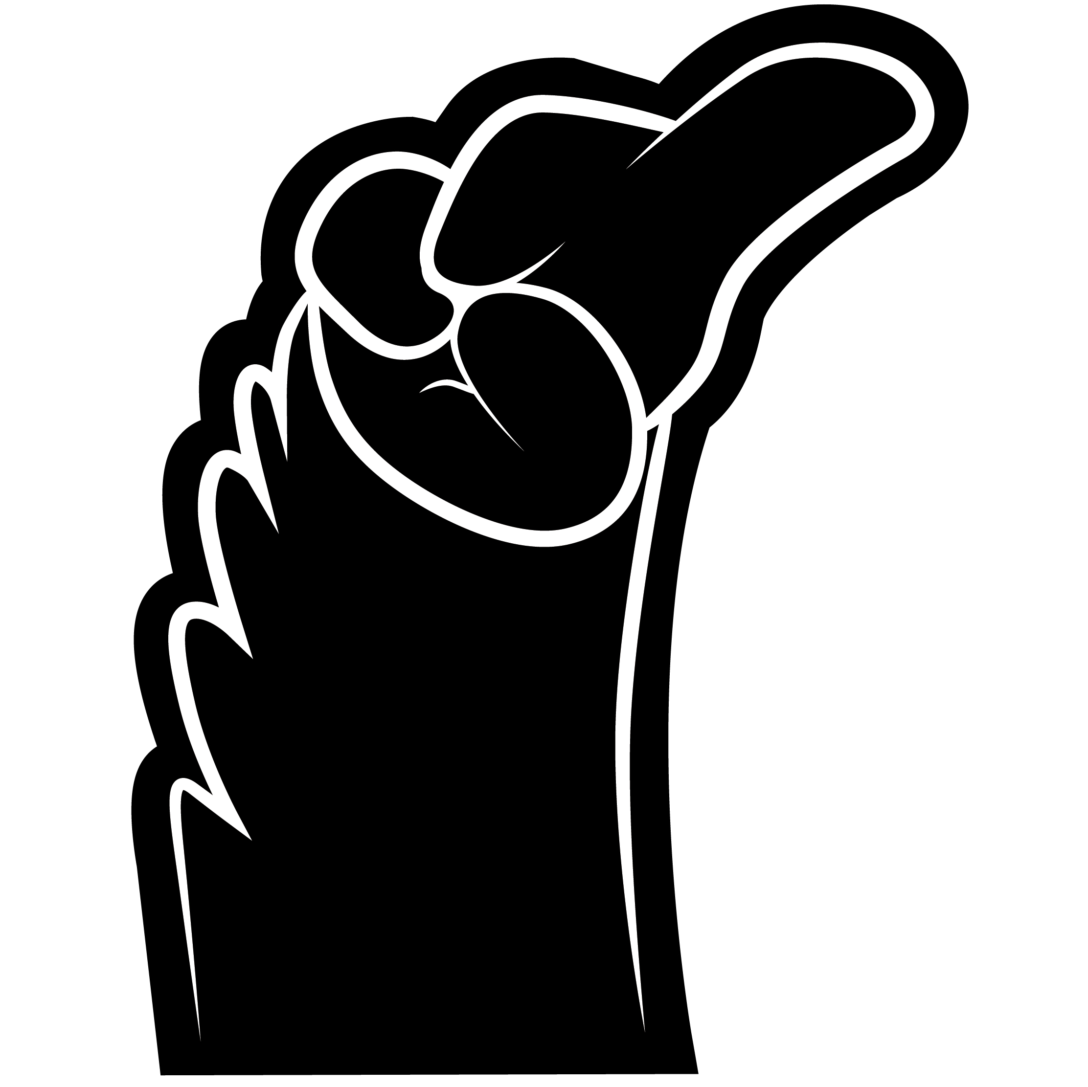 #1 Mascot Hand 25