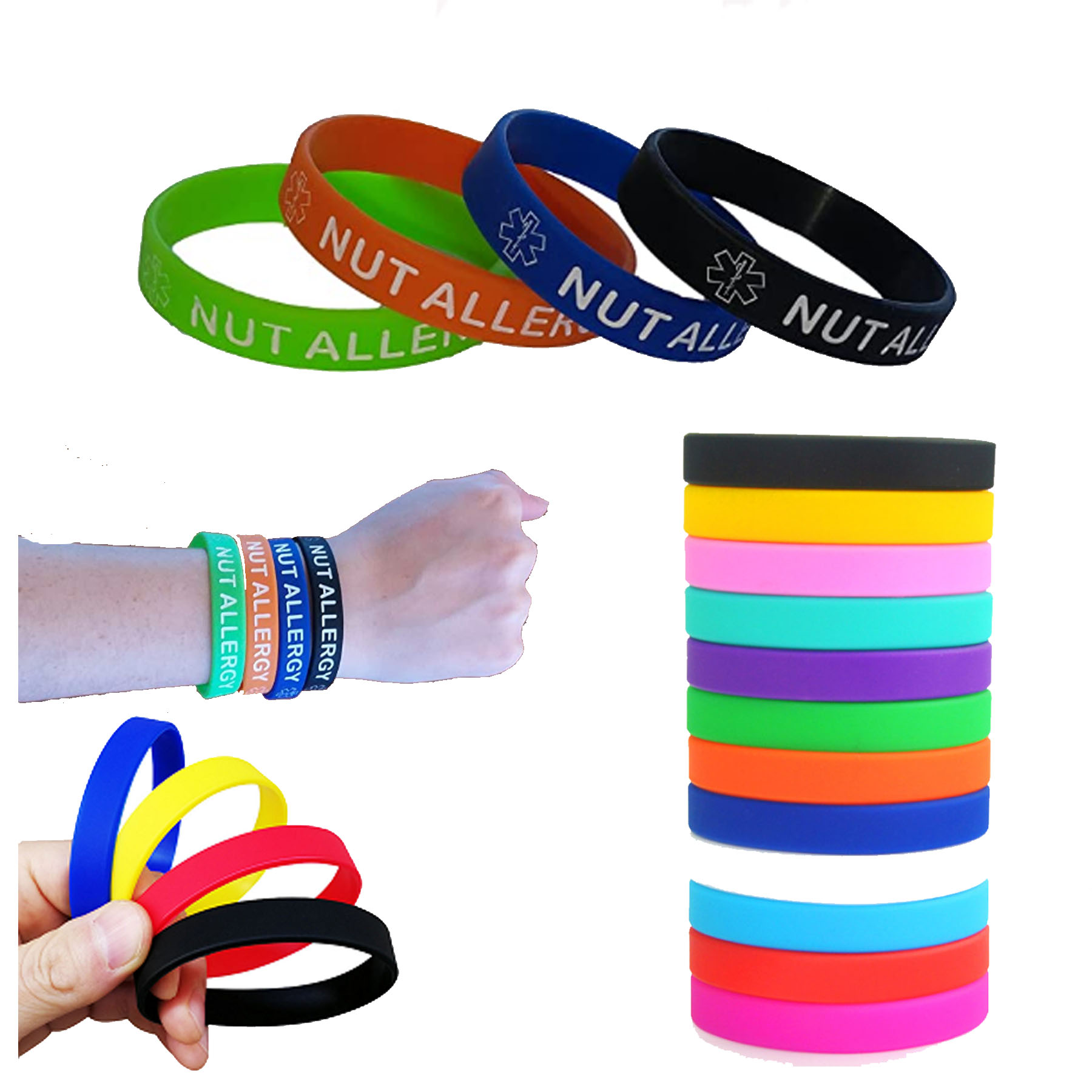 Silicone Sports Bracelet Can Be Customized 2