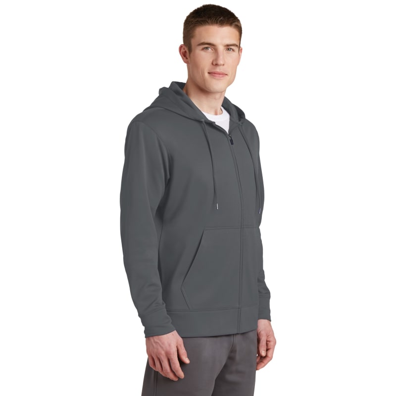 Sport-Tek Sport-Wick Fleece Full-Zip Hooded Jacket. 13
