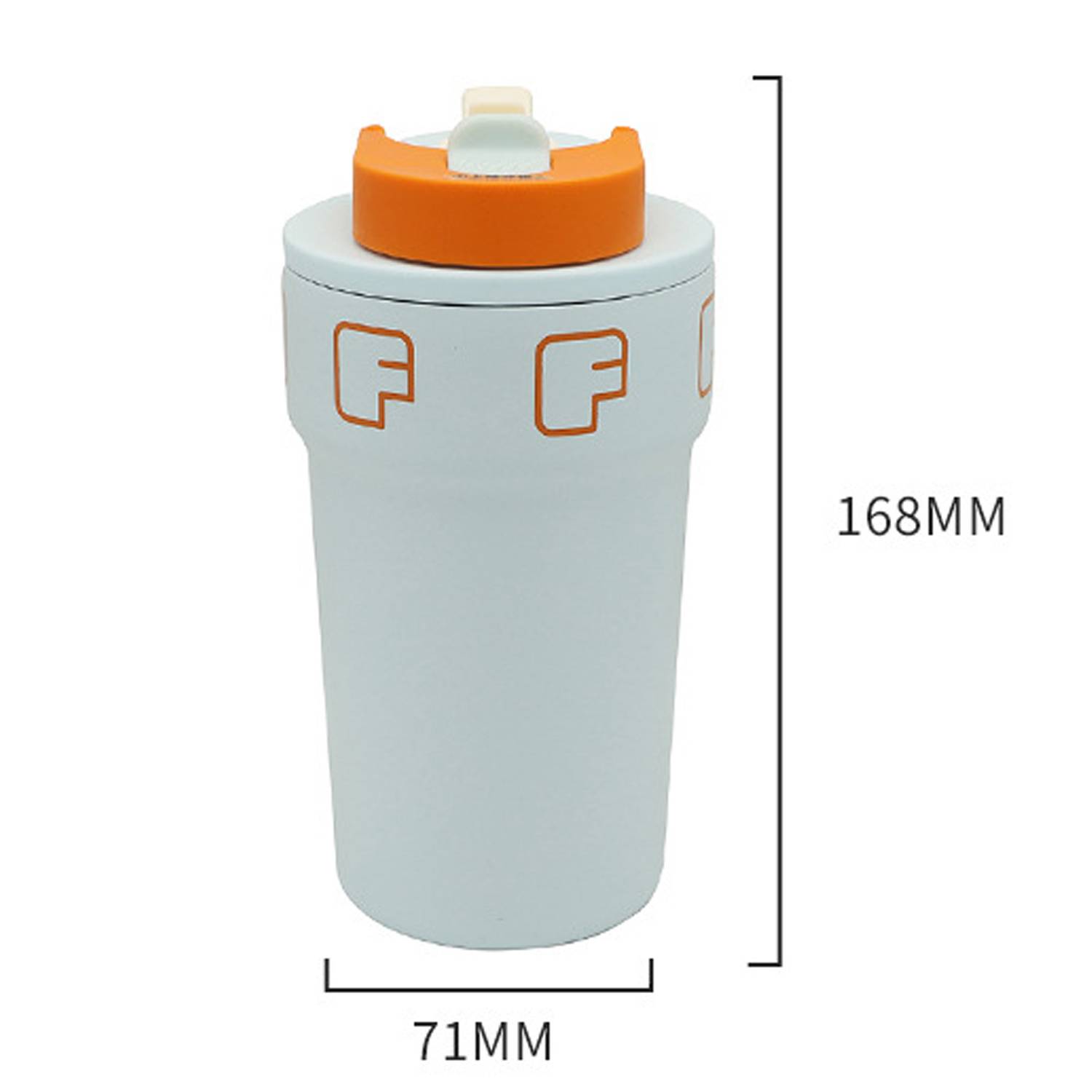 18.6 oz stylish stainless steel vacuum coffee cup 2