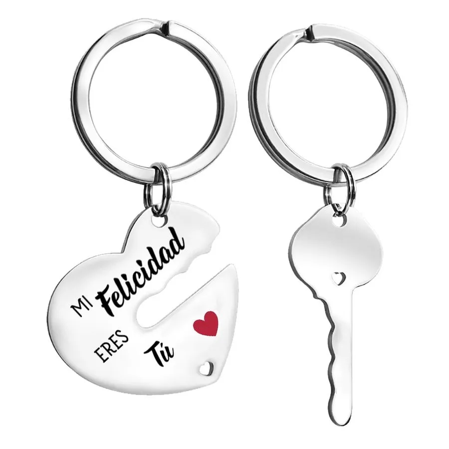Metal Keychain for Couples 3