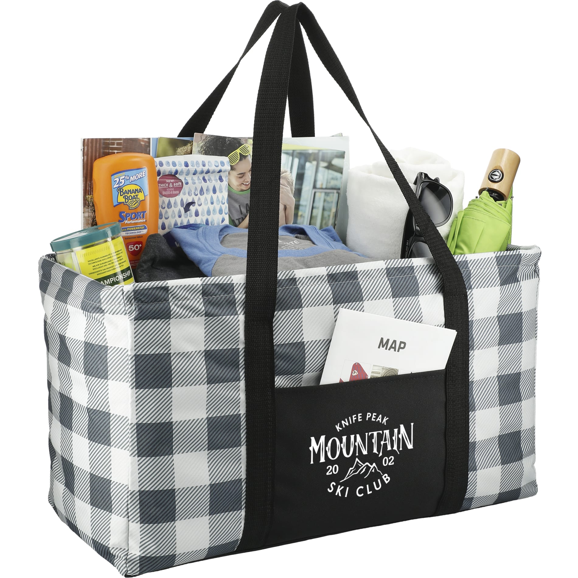 Buffalo Plaid Utility Tote 59