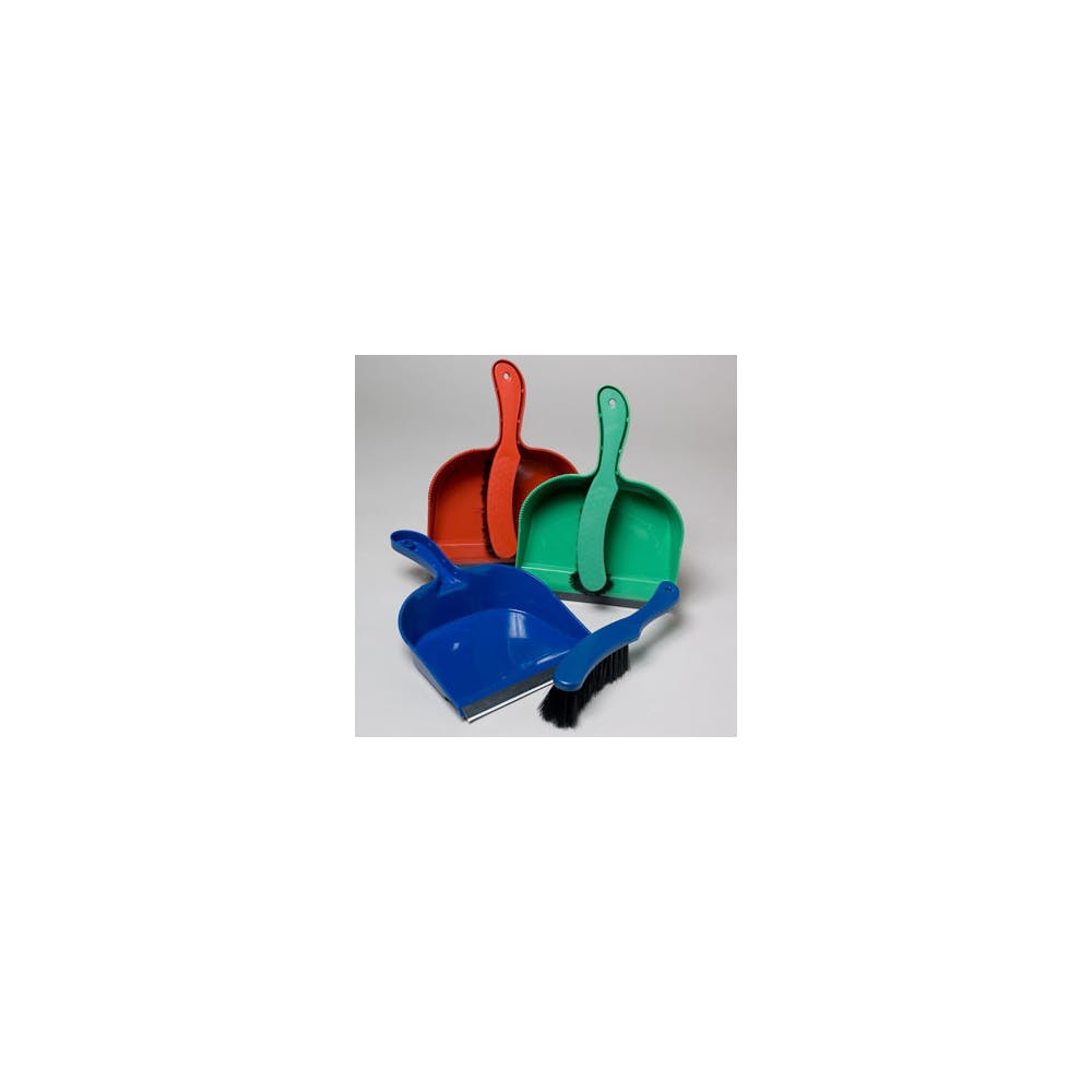 Brush & Dustpan Sets - 4 Colors Rubber Lip 2