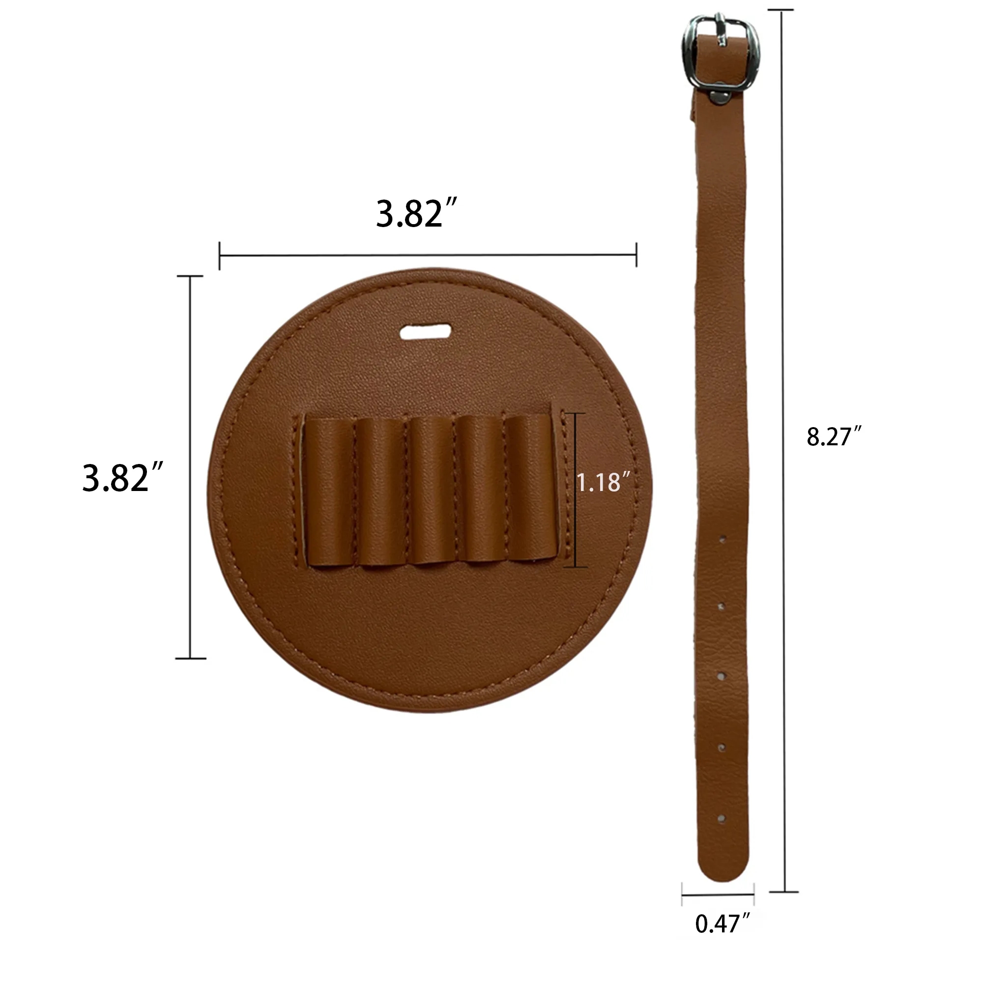 Leather Golf Ball Spike Organizer MOQ 50 6