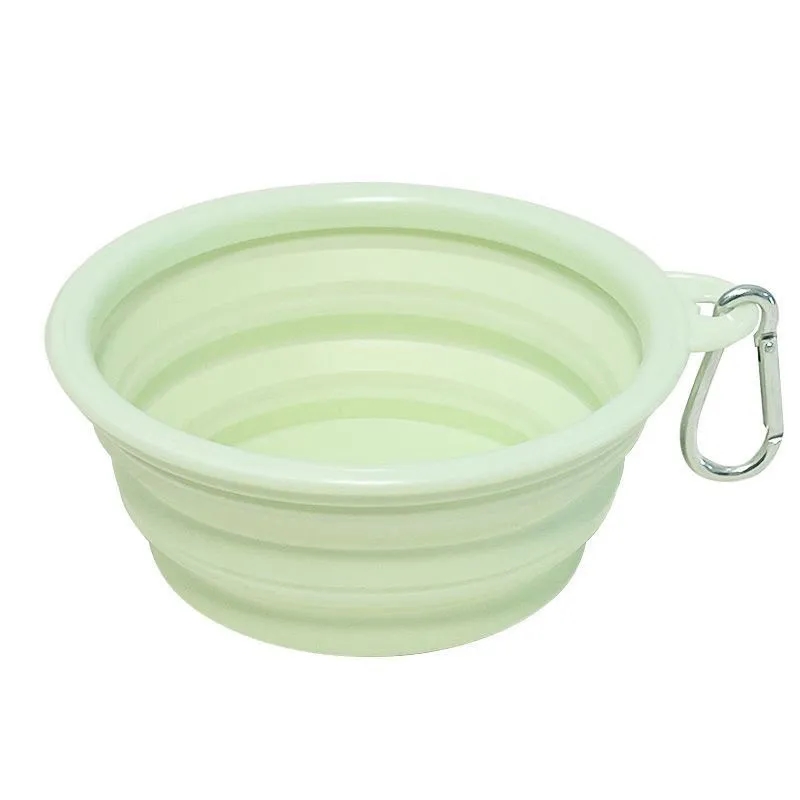 Collapsible Pet Bowl With Carabiner 4
