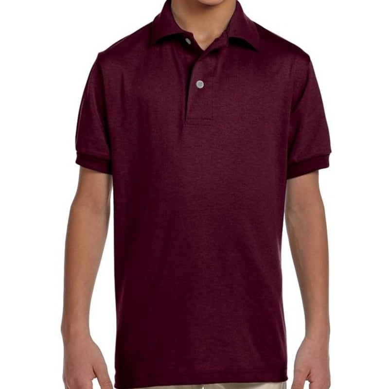 Jerzees Youth 5.6 Oz., 50/50 Jersey Polo With SpotShield™ 7