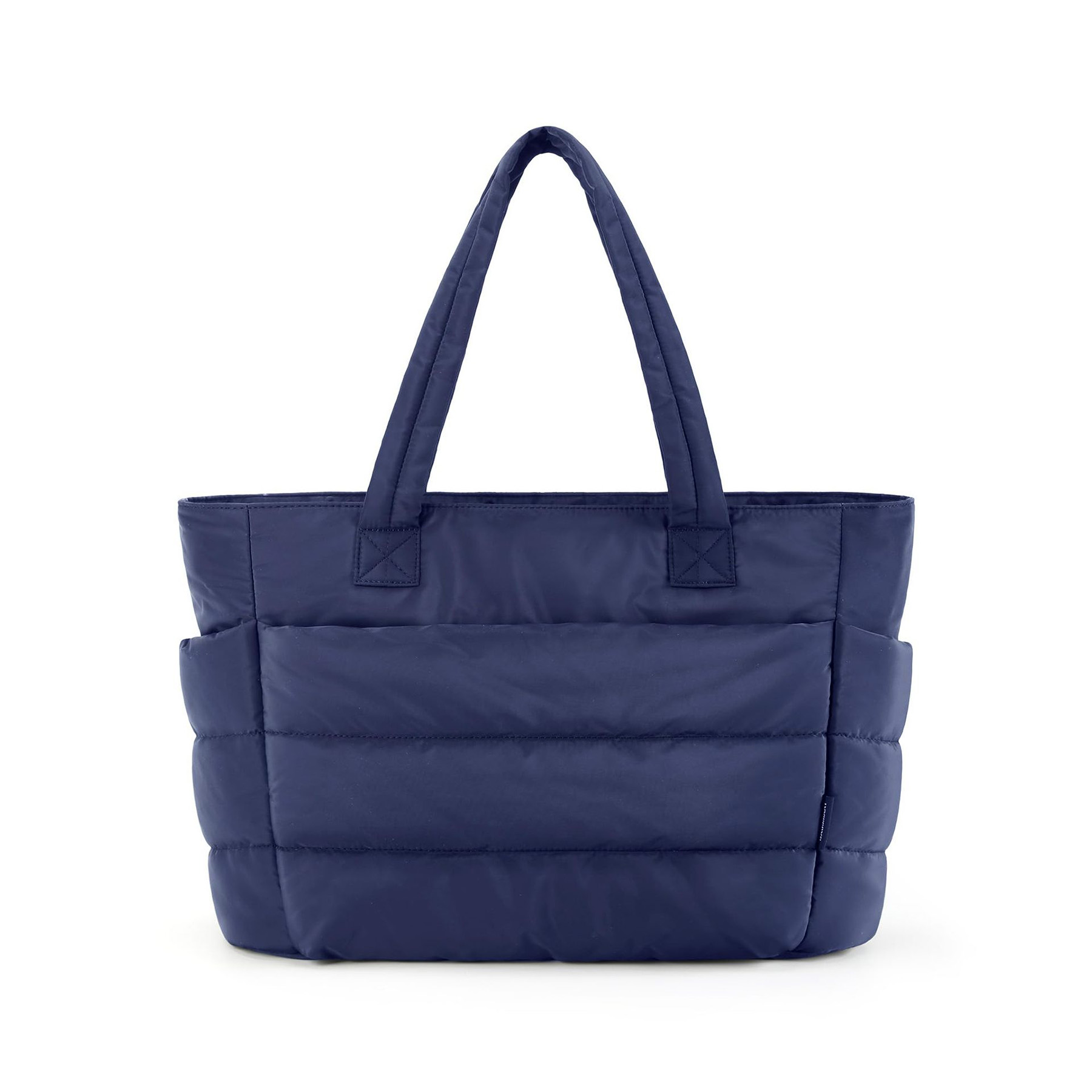 Lightweight Puffy Tote Bag with Compartments, custom tote bag with logo imprint 2