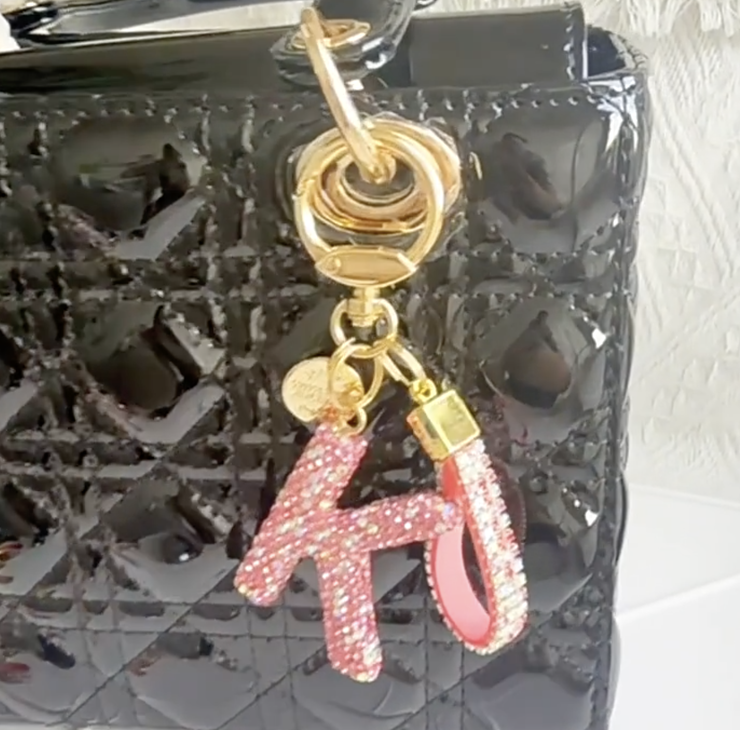 Bling Sparkly Cute Backpack Car Key Accessories 5