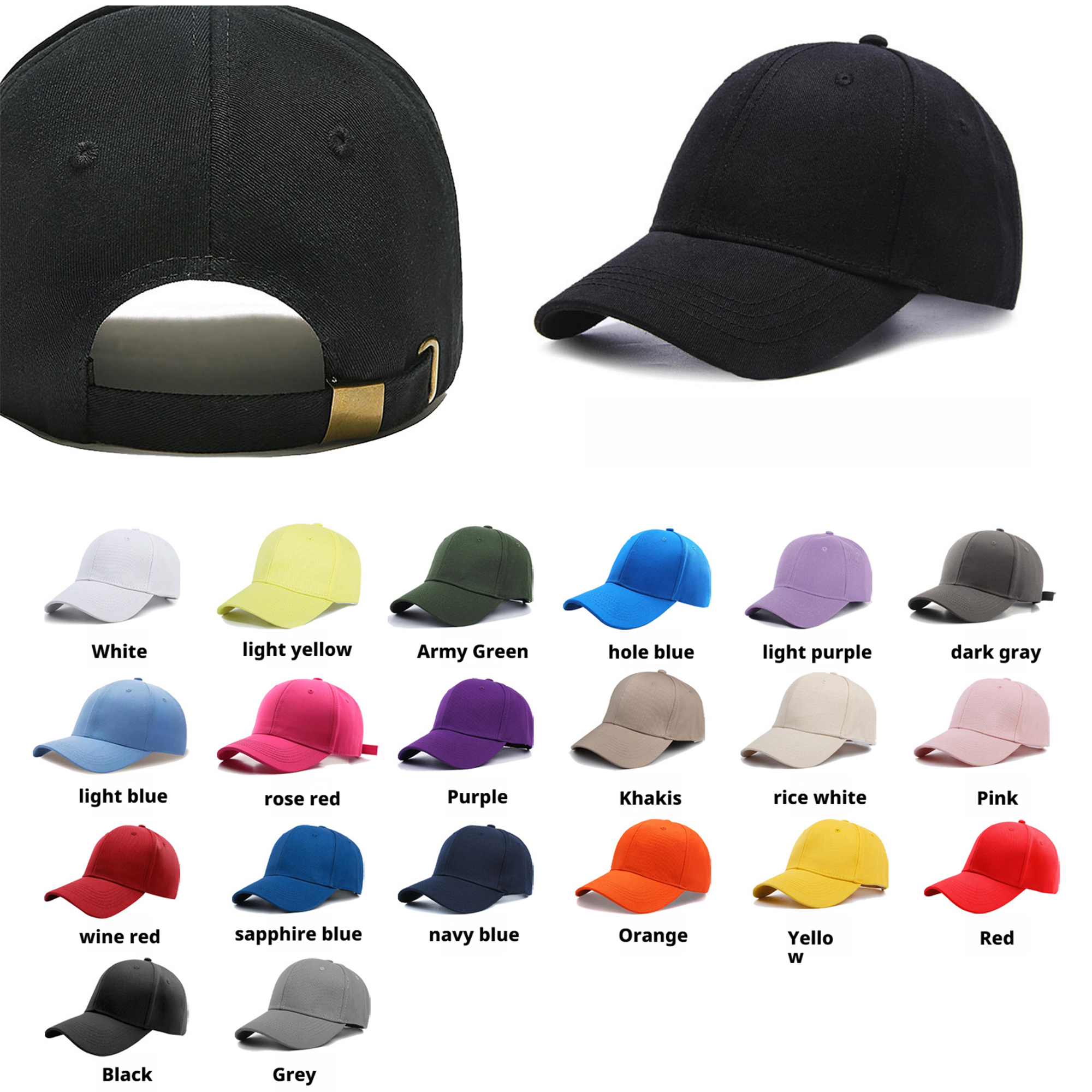 Adjustable Baseball Cap 1