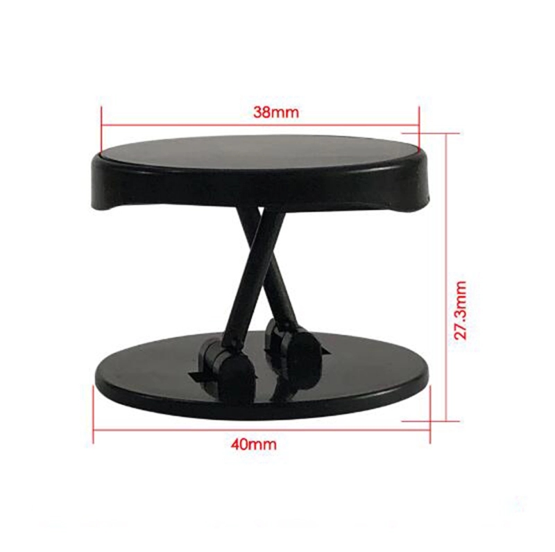 Round PVC Folding Socket Phone Holder Bracket 2