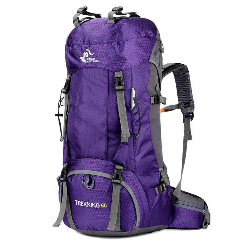 60L Waterproof Hiking Backpack - Daypack With Rain Cover 8