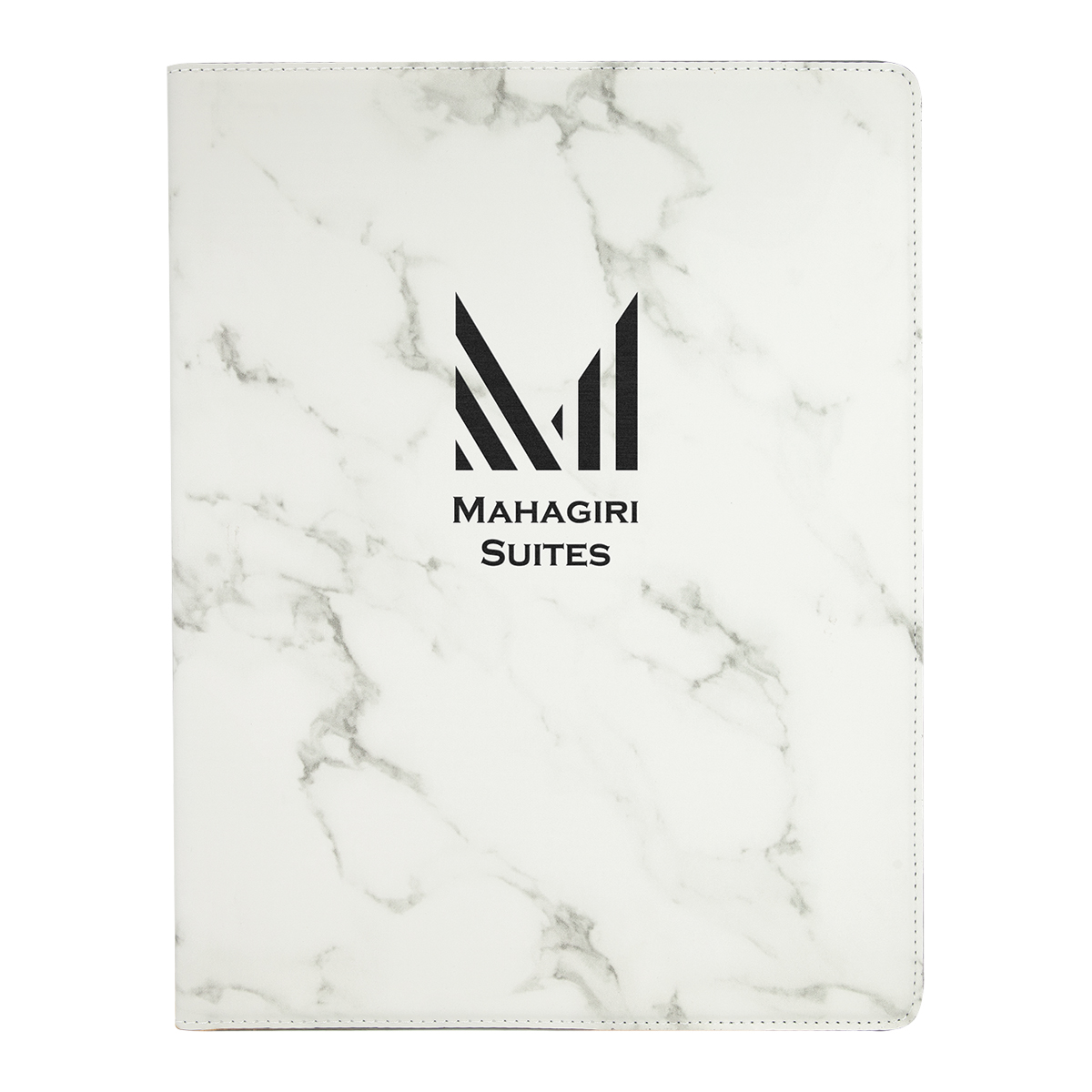 9 1/2" x 12" Leatherette Marble Portfolio