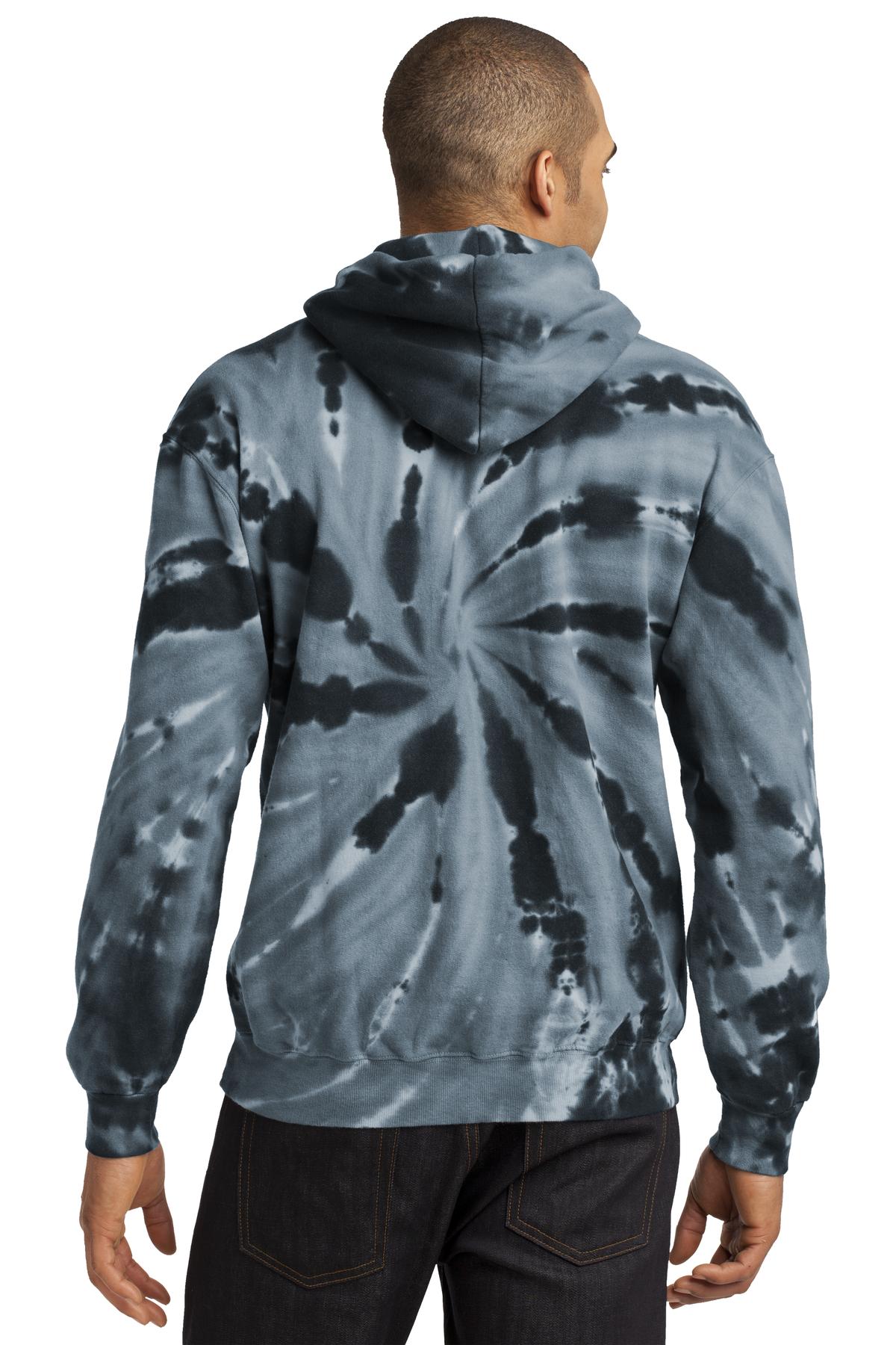 Tie-Dye Pullover Hooded Sweatshirt