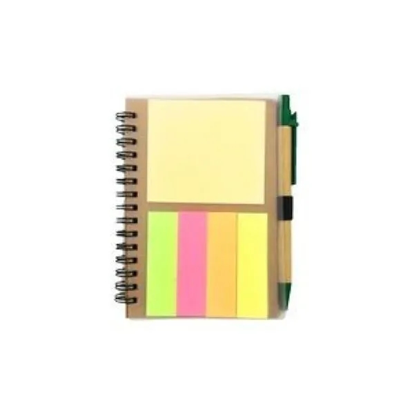 Eco-Friendly Complete Set Spiral Notebook Item # RCRLF-PJOYN 5