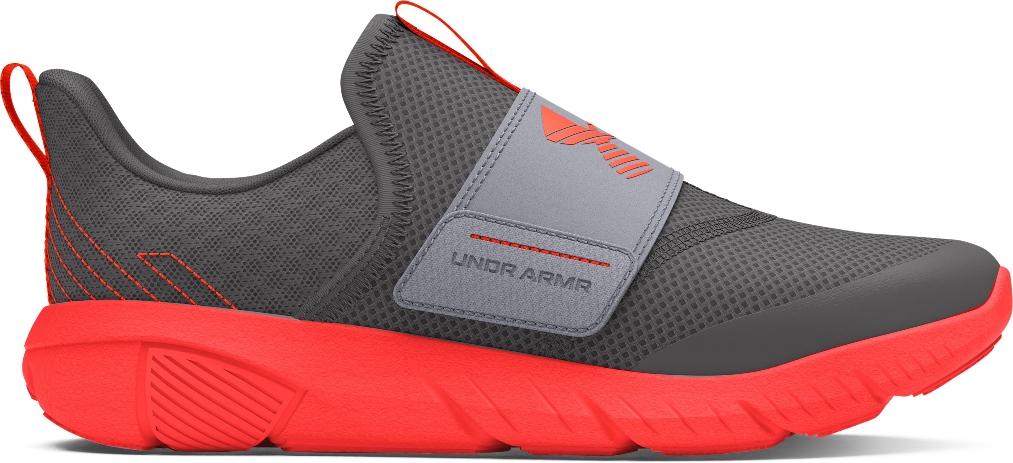 UA Flash Boys' Grade School Running Shoes 8
