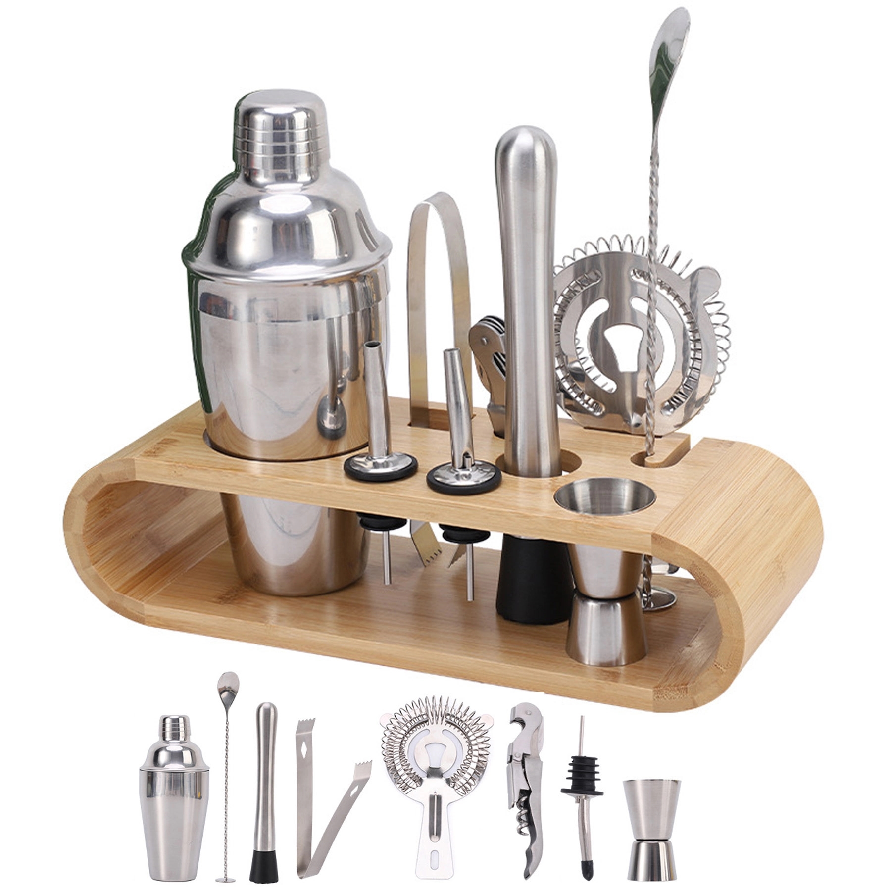 10-Piece Shakers Bartending Tool Set 1