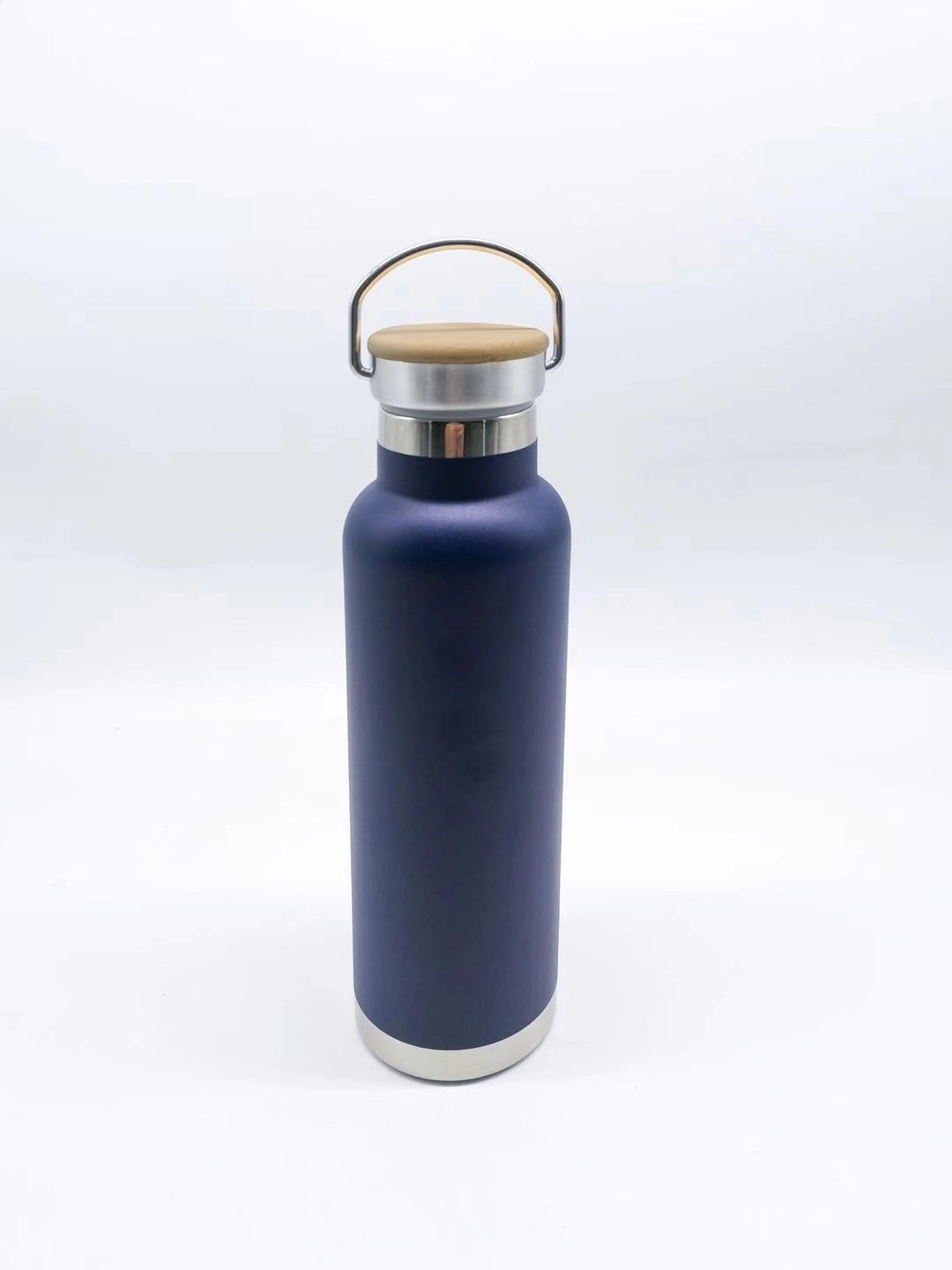 20oz. Double Wall SS Vacuum Tumbler with bamboo lid 5