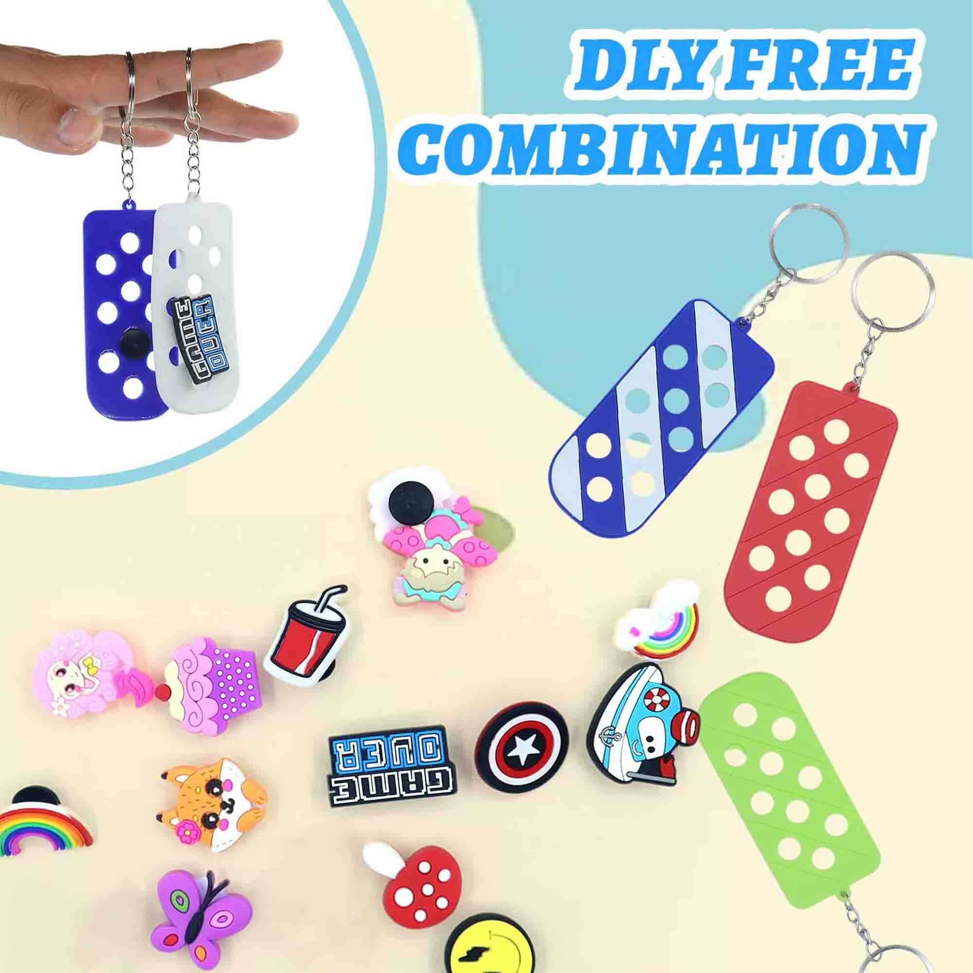 Shoe Charms Keychain 1