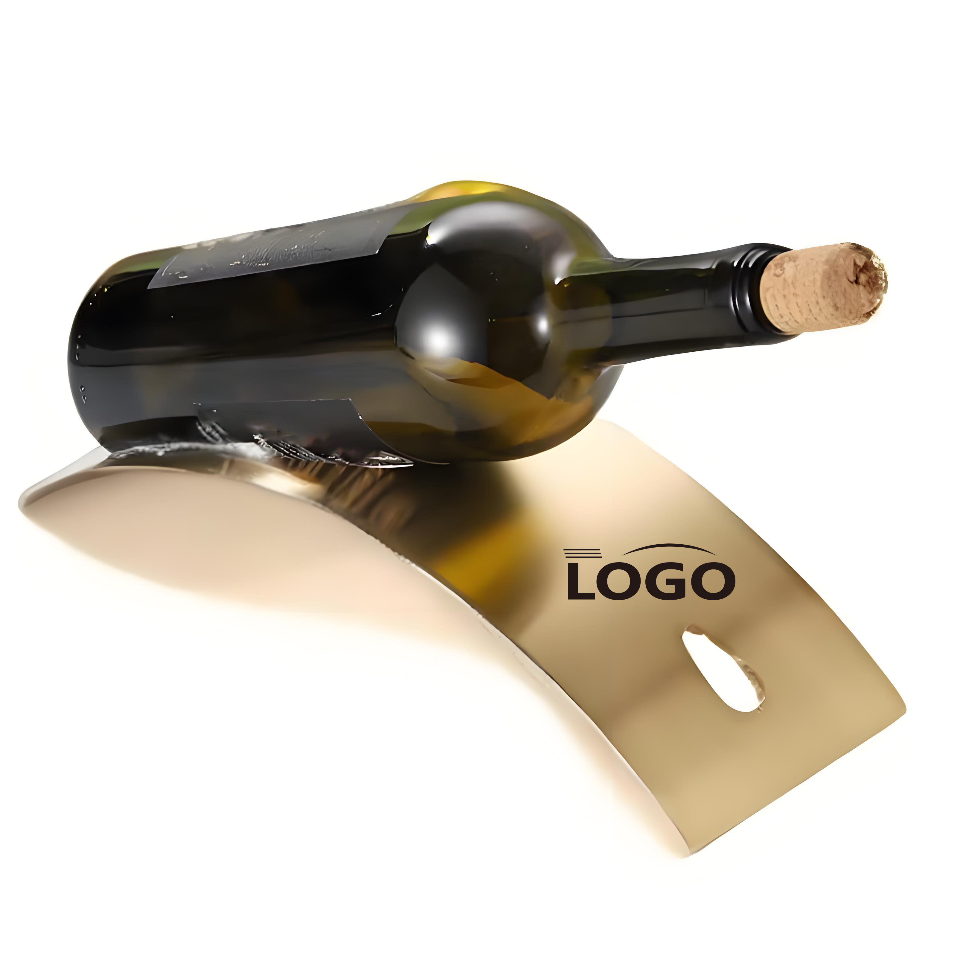 Stainless Steel Curved Wine Bottle Holder 3