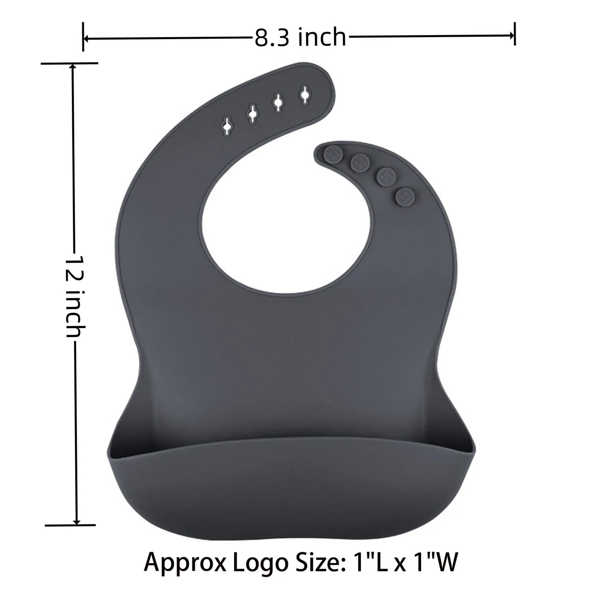 Durable Adjustable Silicone Baby Bibs 10