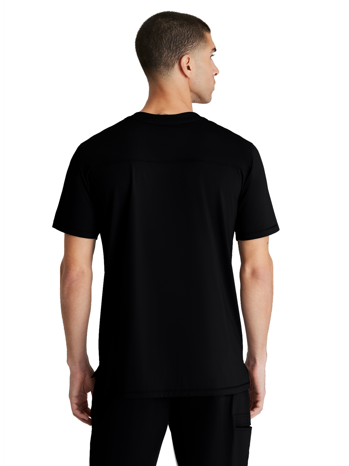 Skechers Slip-Ins - Men's One-Pocket Curved Neck Flex Scrub Top 4
