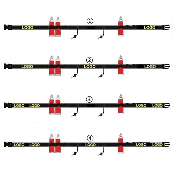 Unisex Triathlon Marathon Race Number Belt With Gel Holder 12