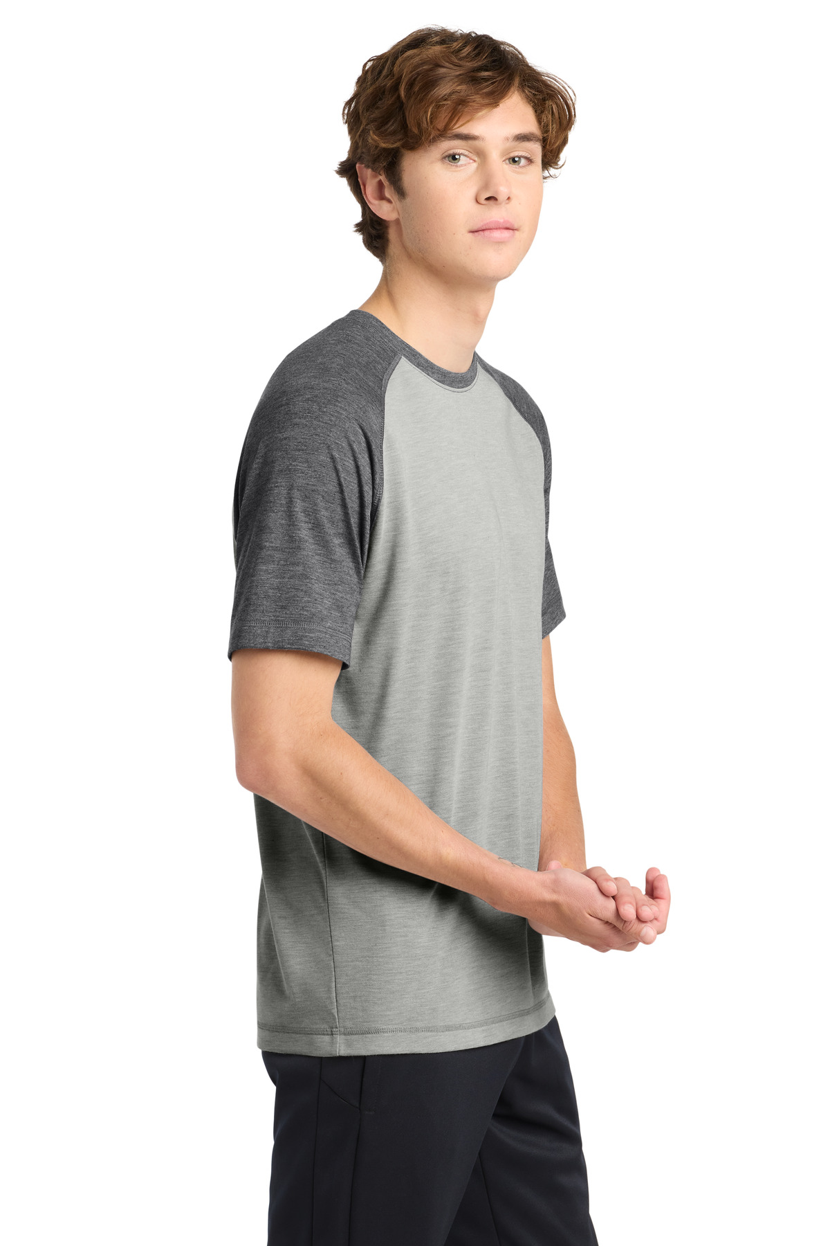 Sport-Tek PosiCharge Tri-Blend Wicking Raglan Tee. ST400 27