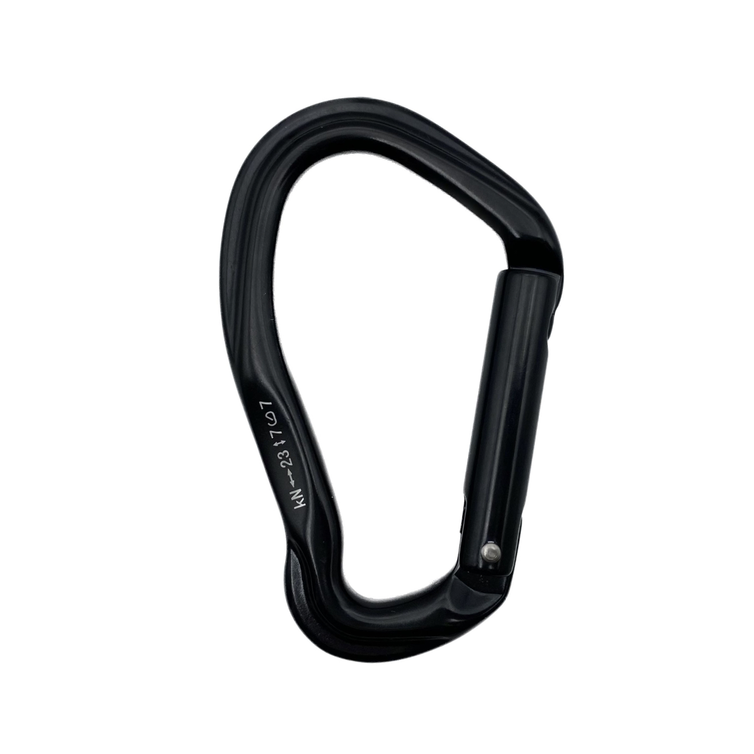 B Ring Straight Gate Aluminum Carabiner 3