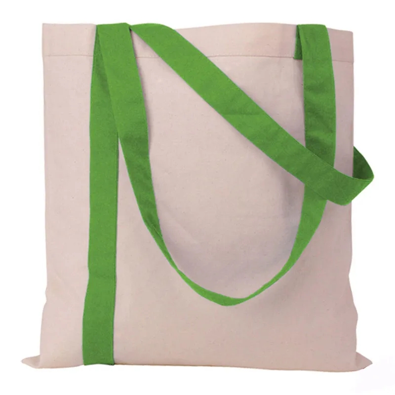 Striped Economy Cotton Canvas Tote Bag 9