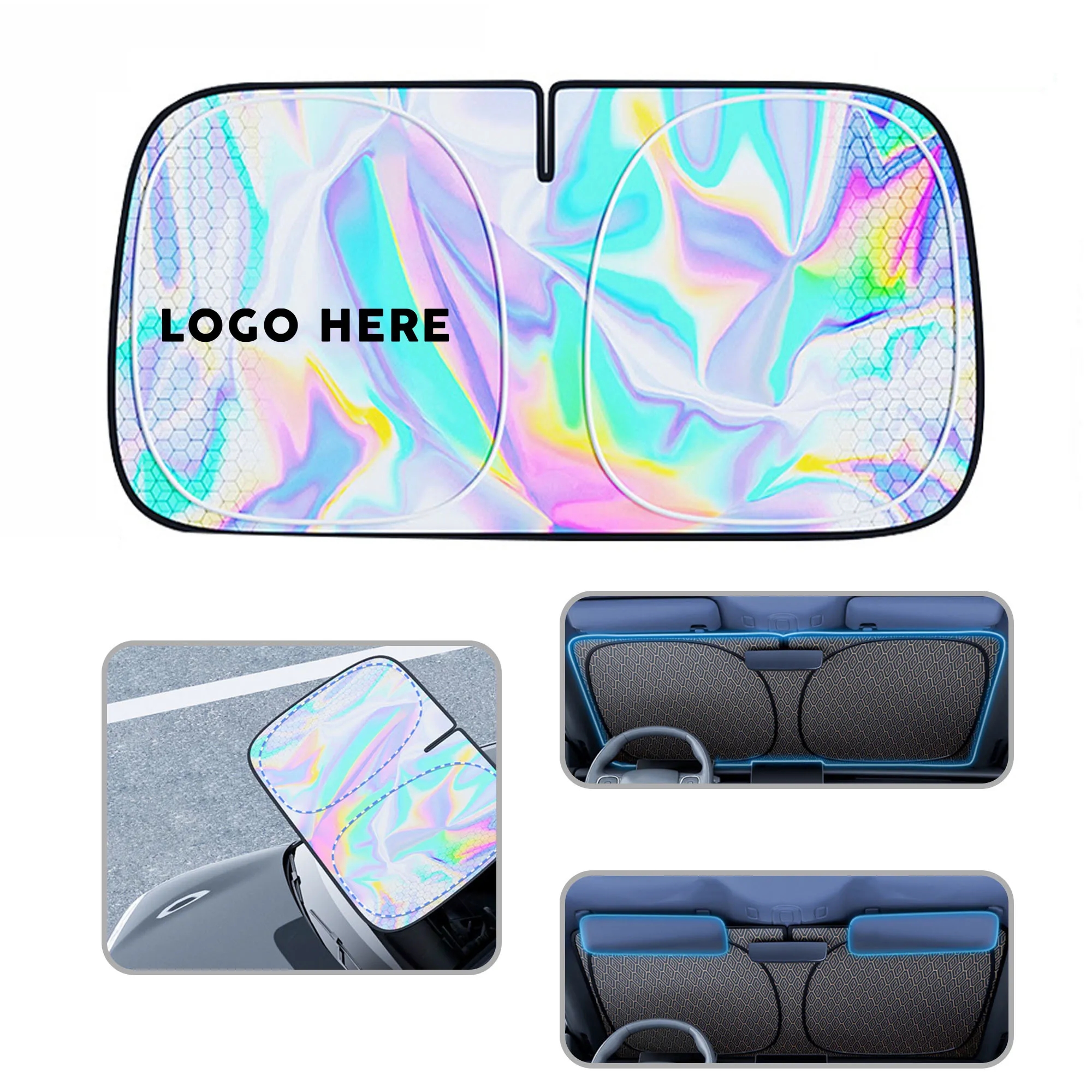 Folding Car Windshield Sunshade 1