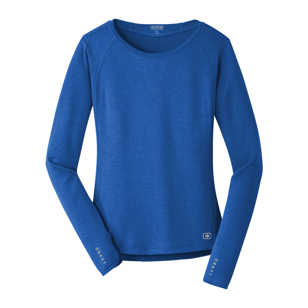OGIO ENDURANCE Ladies Long Sleeve Pulse Crew 4