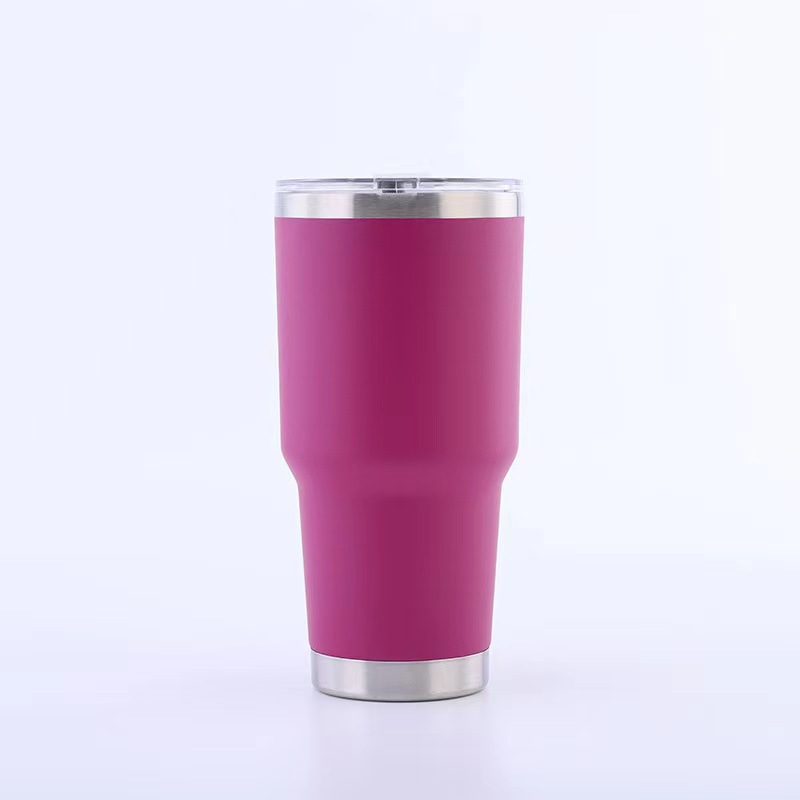 30oz Insulated Tumbler w/Lid Durable Insulated Coffee Mug 17