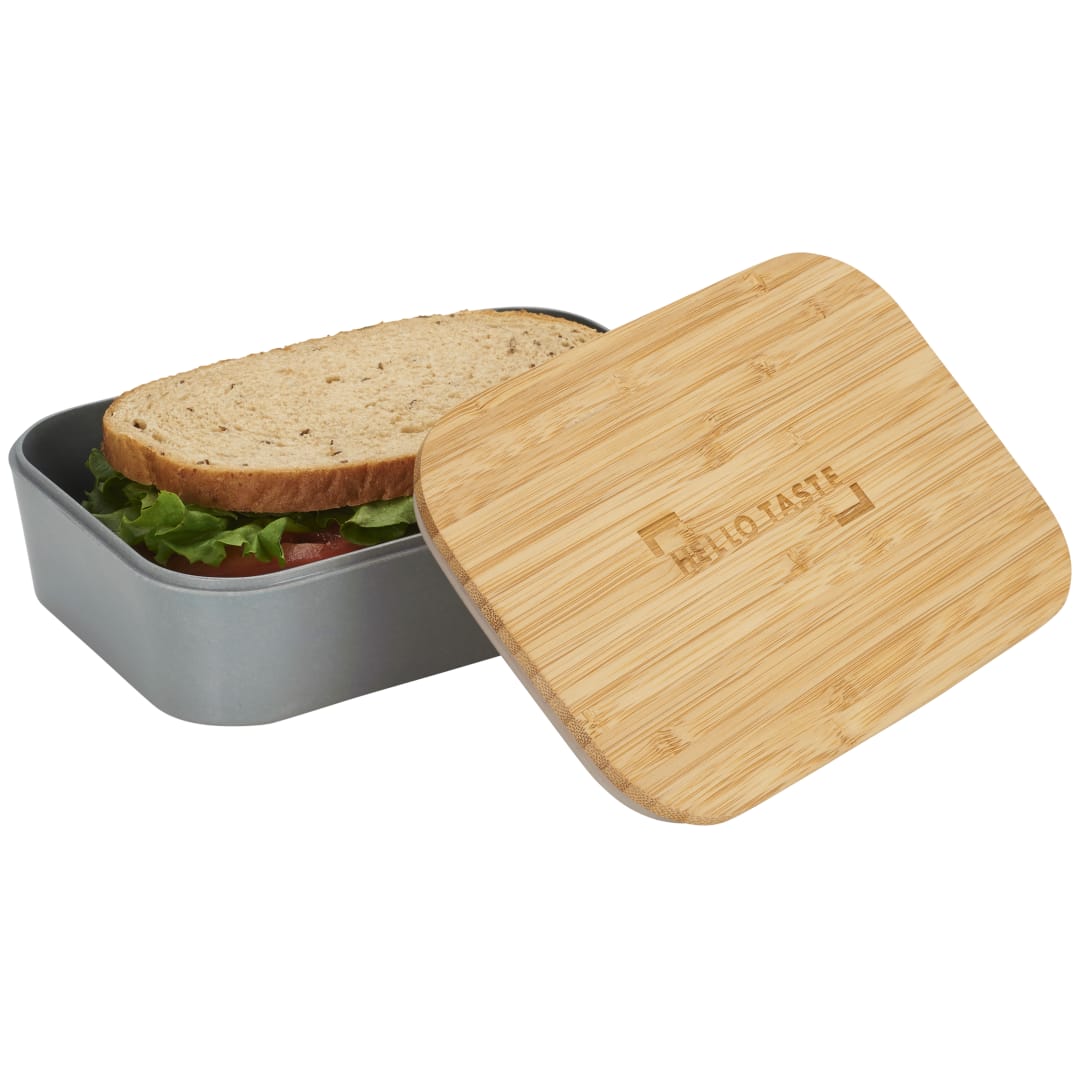 Bamboo Fiber Lunch Box with Cutting Board Lid 78
