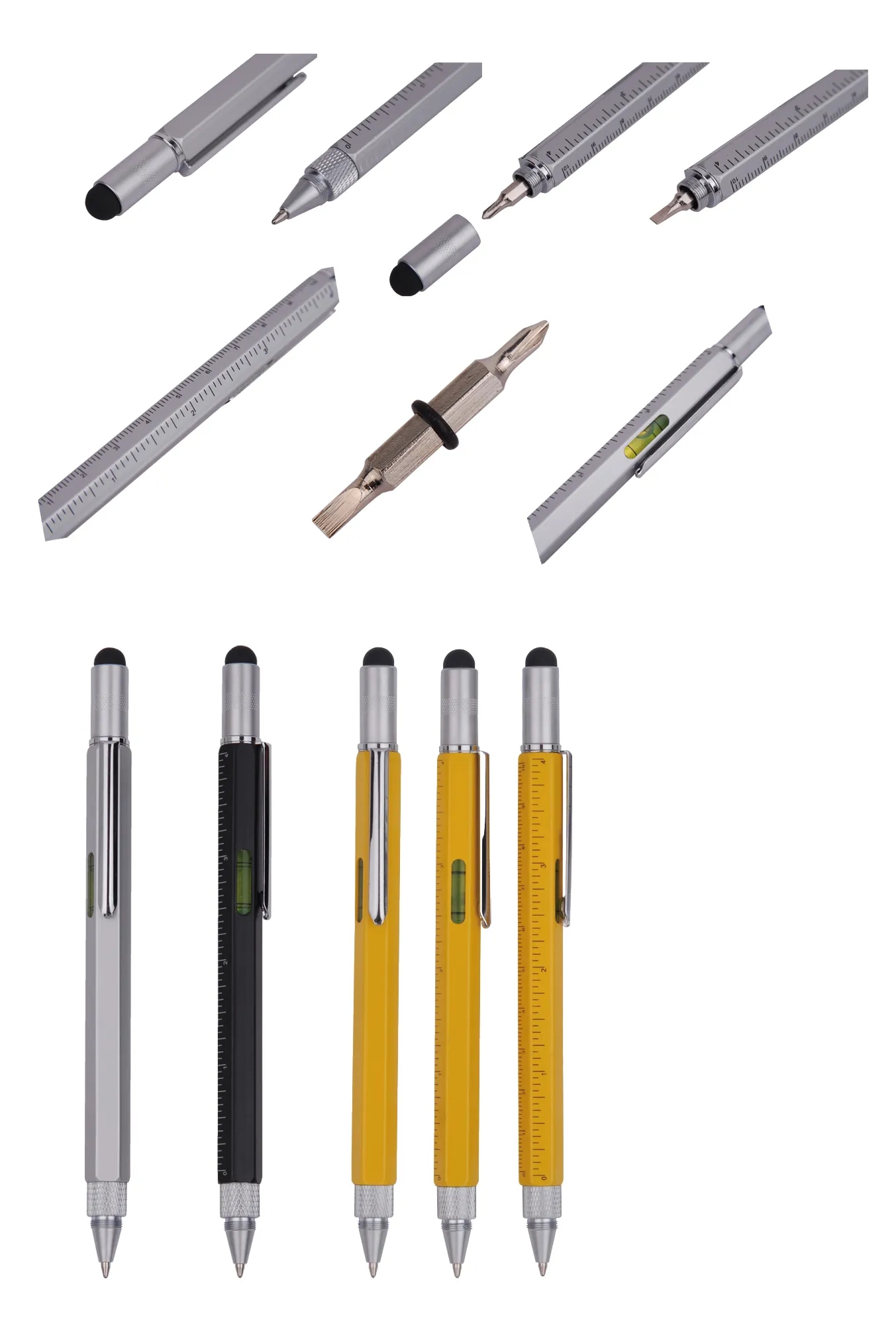 Multifunction Tool Set Pen with Stylus 4