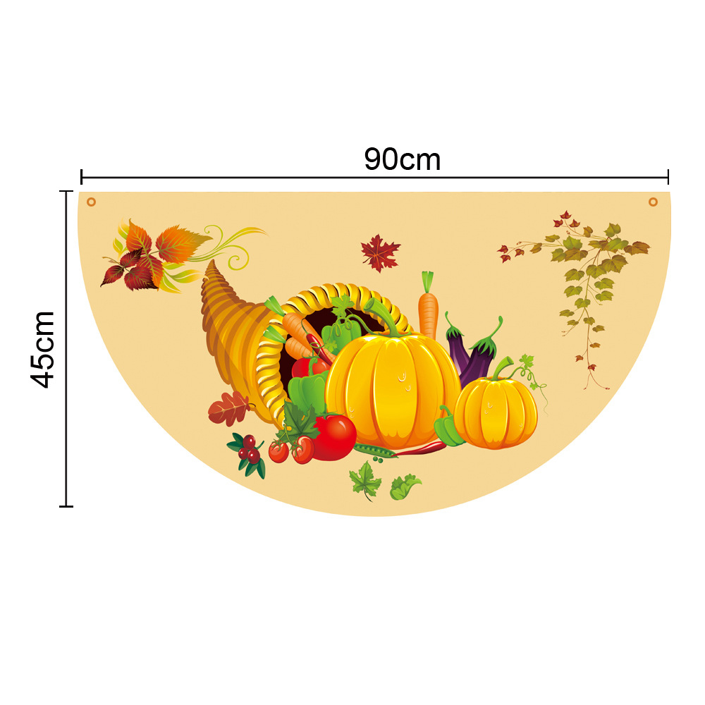 90x45CM Thanksgiving Fan Flag