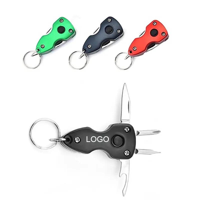 Outdoor Versatile Tactical Key Chain Tool 4