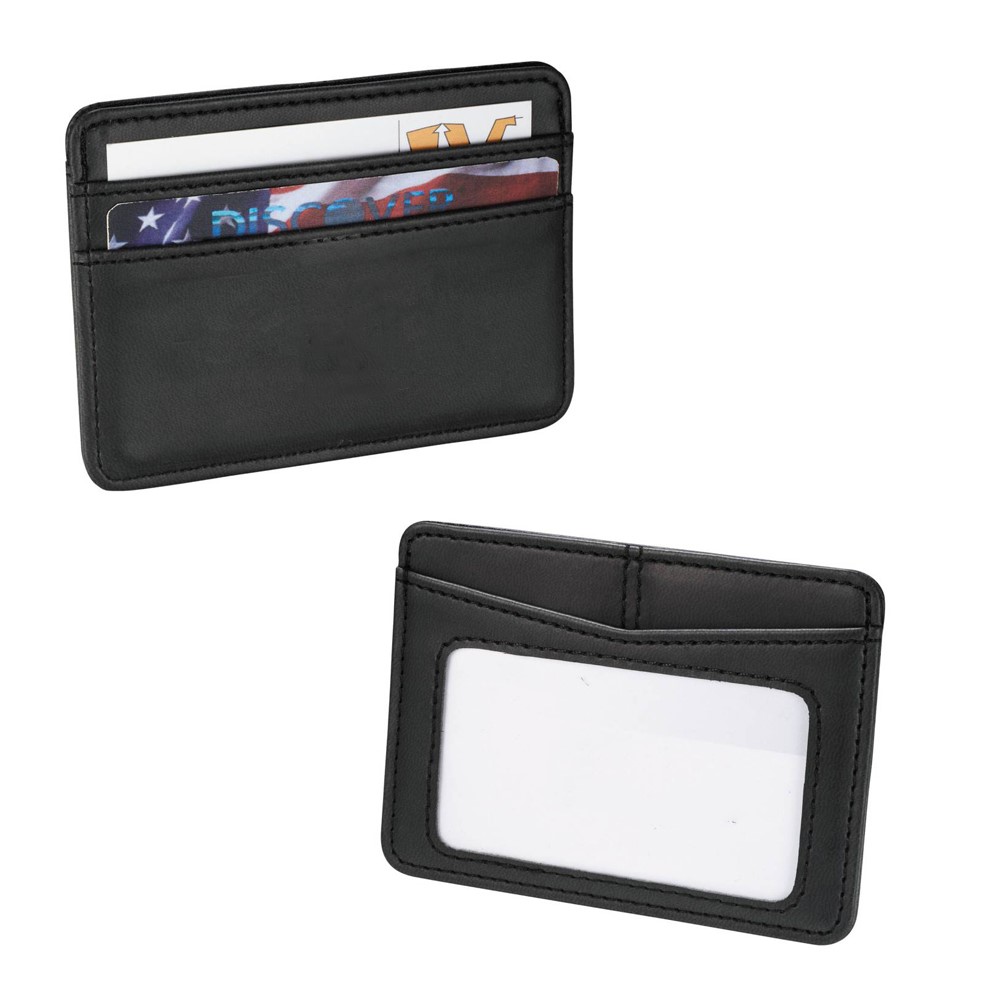 Slim Credit Card ID Leather Holder 2