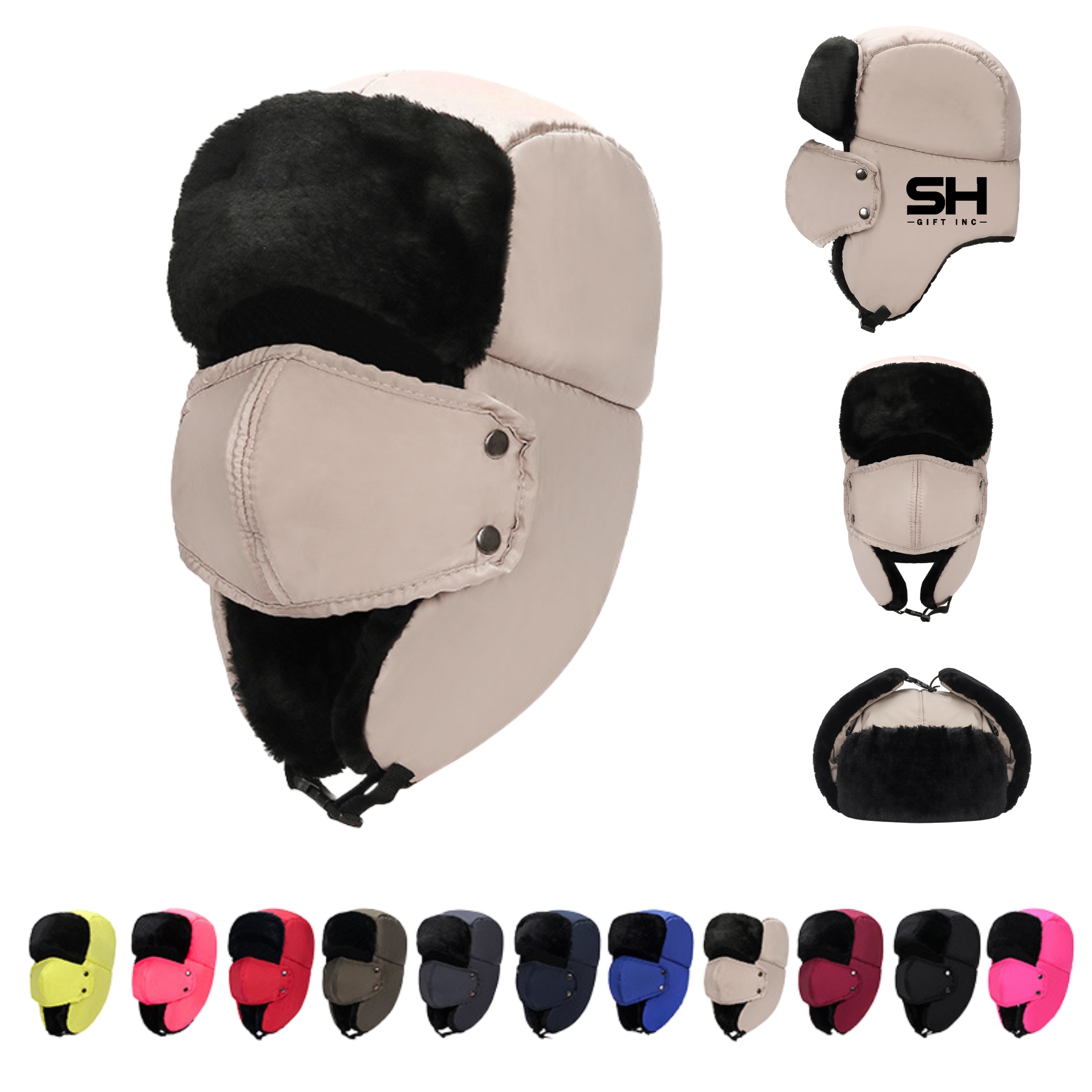 Winter Hat with Ear Flaps 3