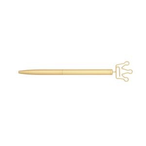 Lightning Shaped Paper Clip Twist Metal Pen 8