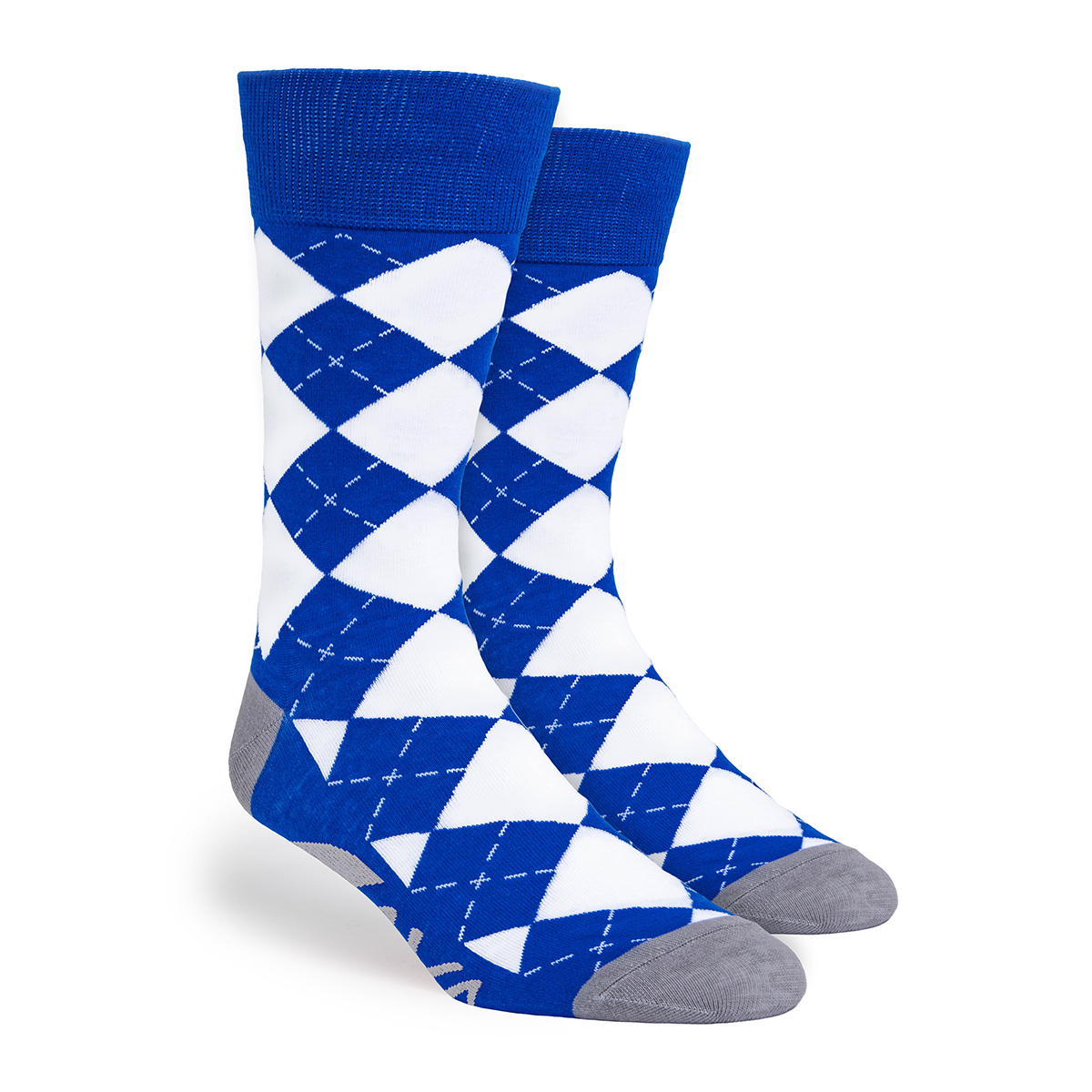 Logo Argyle Simpler Socks